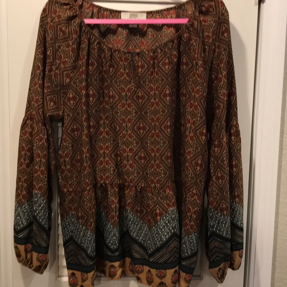 American Vintage Boho style blouse